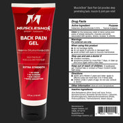 Back Pain Gel for Muscle and Joint Pain - 2 Pack (4oz each)