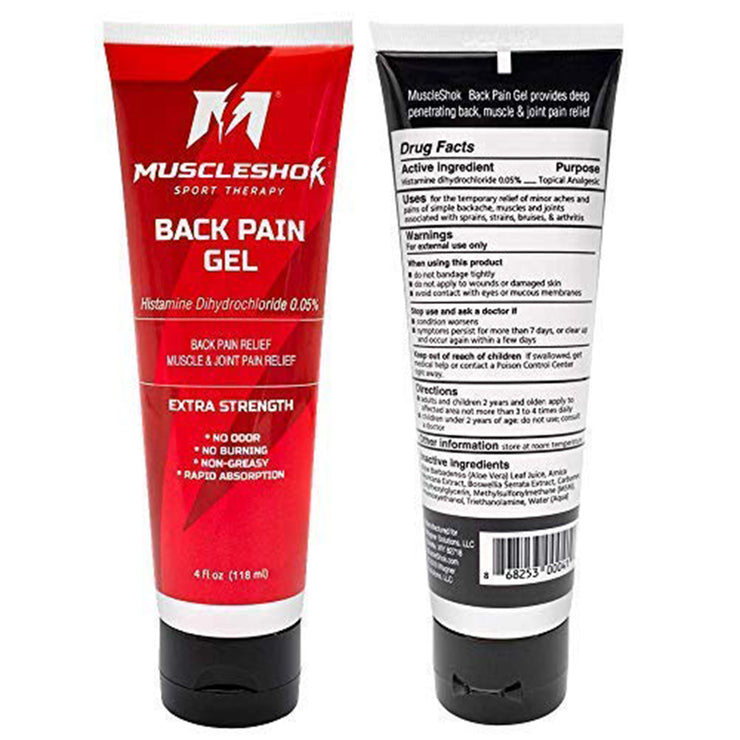 BathShotⓇ 2 Pack (1.9 lbs) with Back Pain Gel (4oz) Bundle