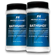BathShotⓇ Sport Therapy Bath Salts for Sore Muscles - 2 pack - 1.9 lbs